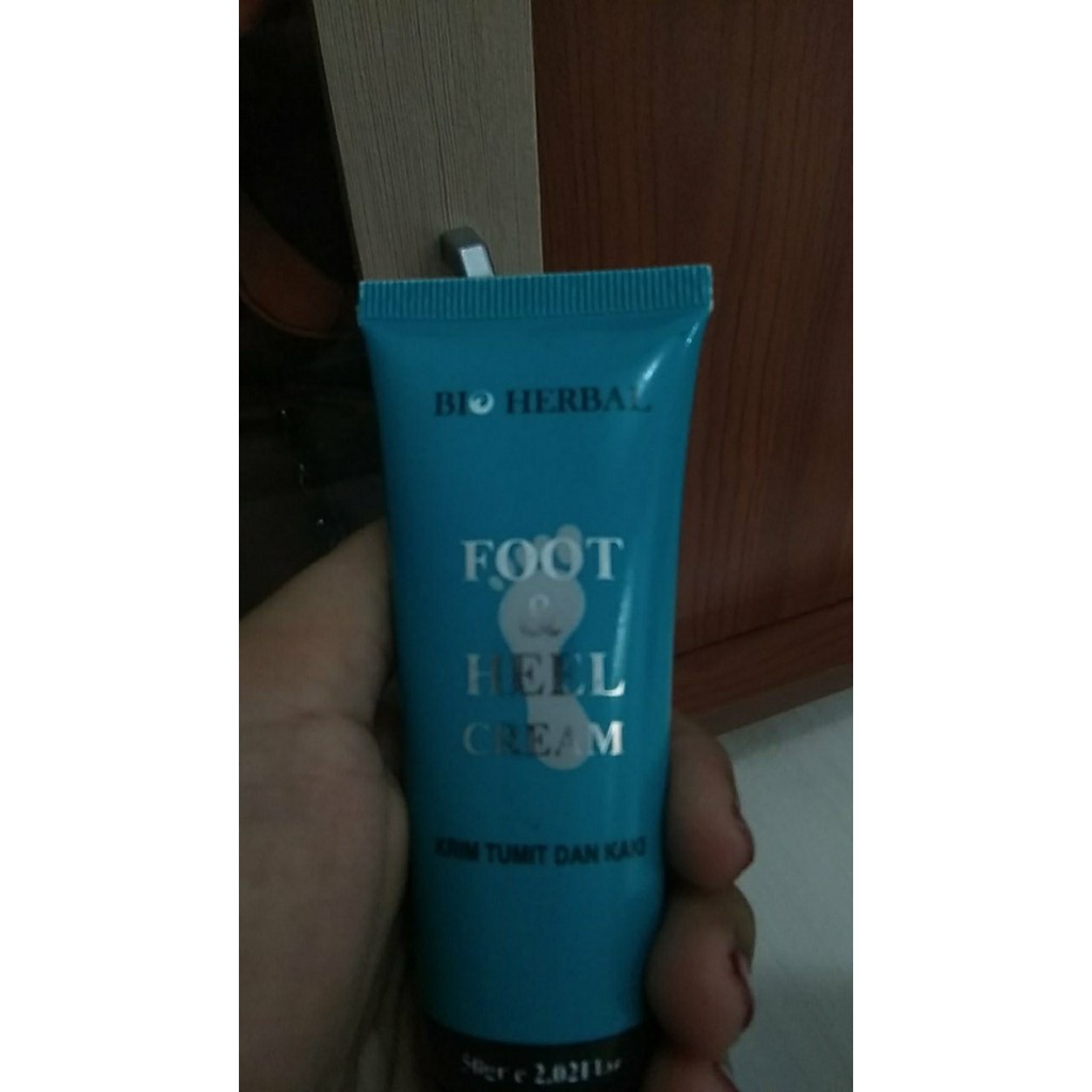 [ORI] BIO HERBAL Foot &amp; Heel Cream Penghalus Tumit Kaki Kering Pecah-pecah 50Gram BPOM 100% ORIGINAL