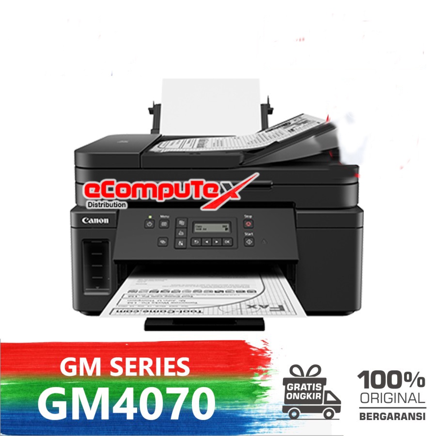 PRINTER CANON PIXMA GM4070 / GM 4070 PRINT SCAN COPY WIRELESS - GARANSI RESMI