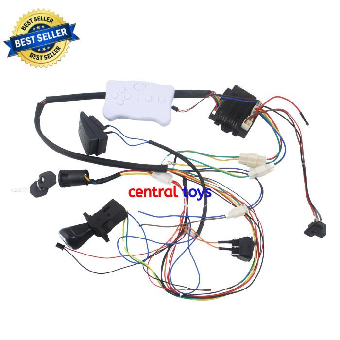 Mobil Remot Receiver Box Dan Remote Set Mobil Aki Weelye 12V 2.4Ghz Plus Kabel Set