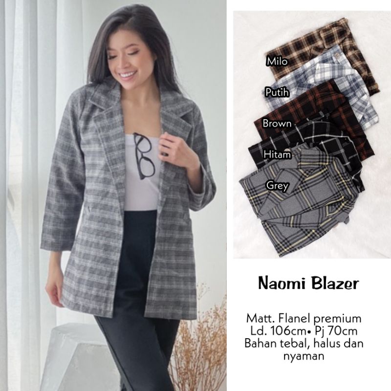 [COD] NAOMI BLAZER // BLAZER FLANEL