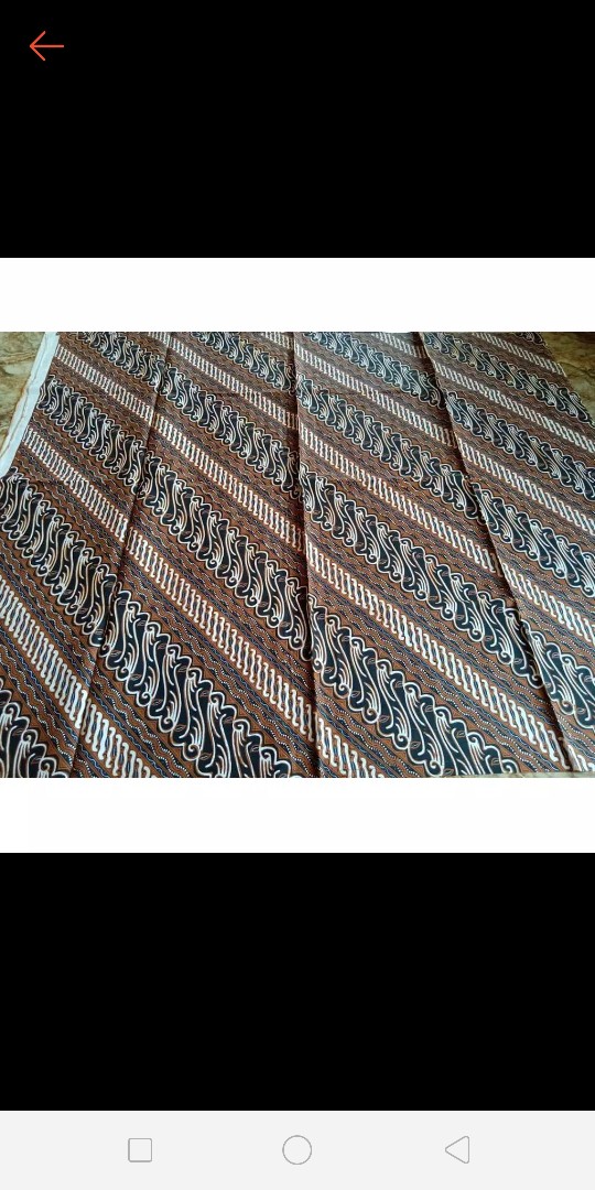 Kain Batik Solo (genes/semi Tulis) Motif Sogan Gondosuli Jogja