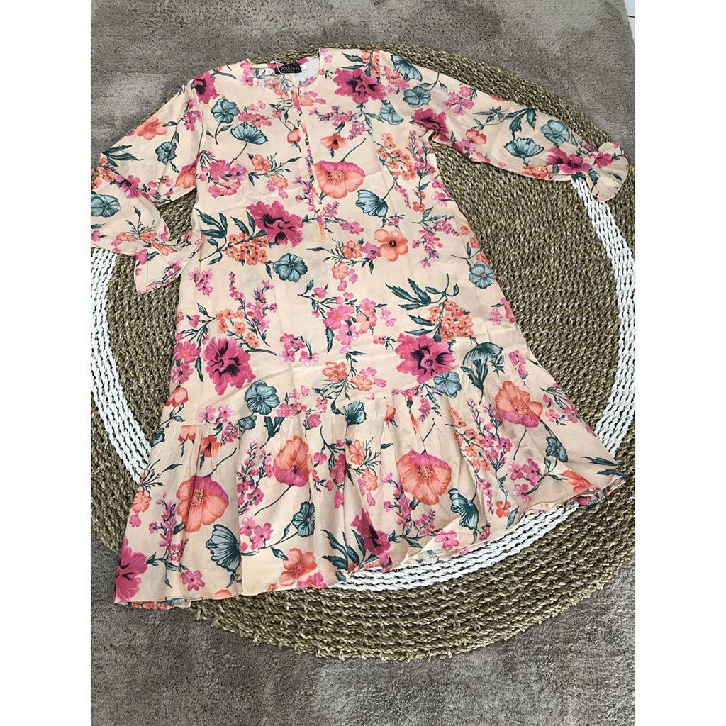 (BISA COD) Tunik Bunga By Marema Zalifa Tunik Kekinian Homeydress