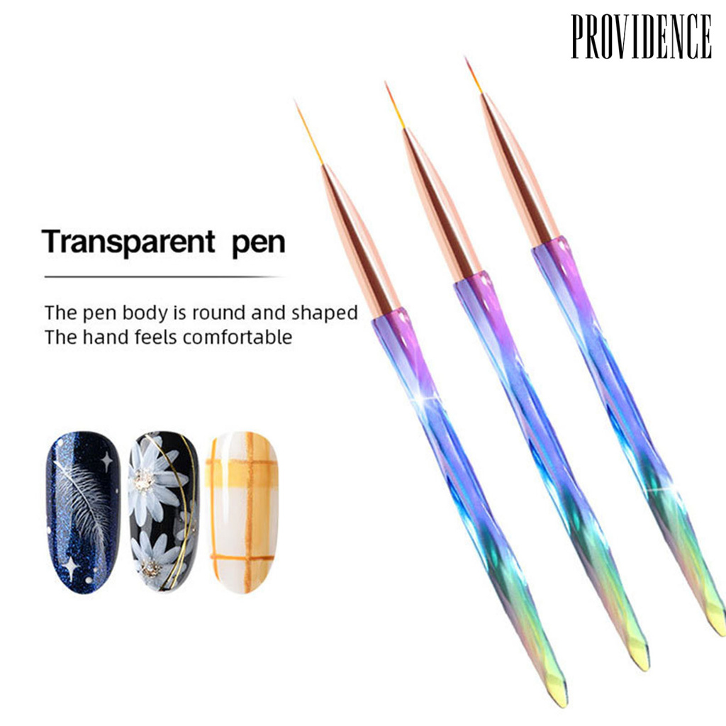 Pen Liner Multifungsi Bahan Plastik Flexible Untuk Salon Nail Art