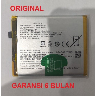 Battery Baterai Batere VIVO X50 Pro B-N3 BN3 Original