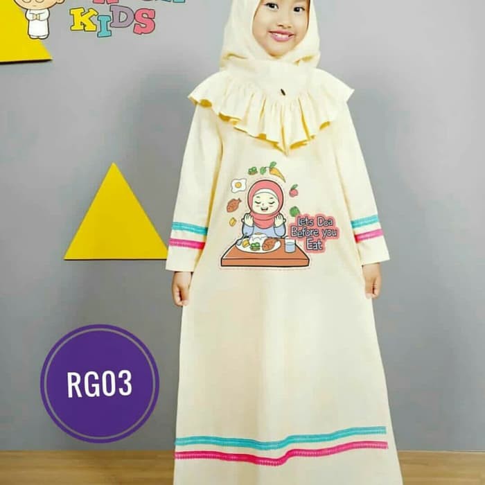 Ragga Kids Muslim Size XS / Gamis Anak Ragga Kids / Baju Muslim Anak