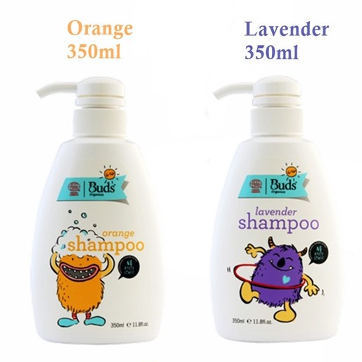 *FRAULEINCO* Buds Organics - Lavender Orange Shampoo 350 ml - SAMPO BUDS SABUN BUDS CONDITIONER BUDS Anak Organik