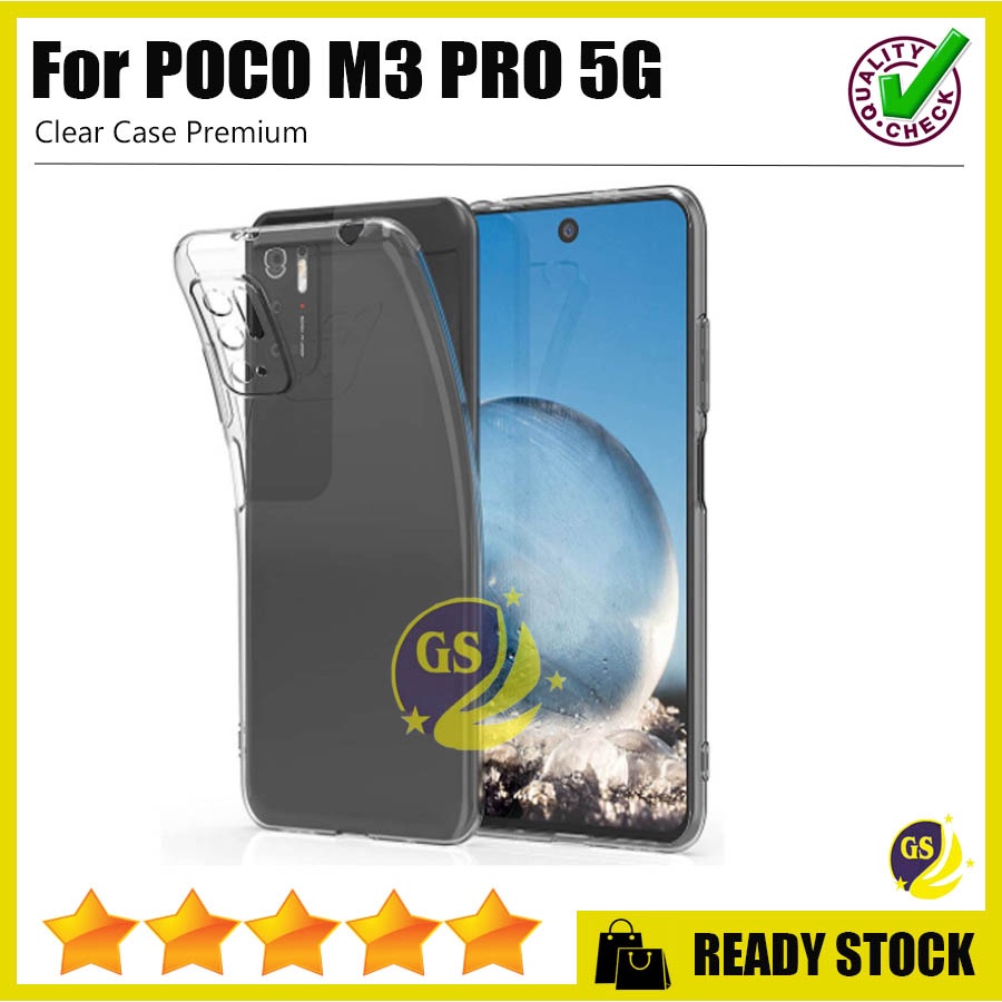 Xiaomi Redmi Note 10 5G / Poco M3 Pro 5G Clear Case Premium 2.0mm TPU Transparan Casing Ultra