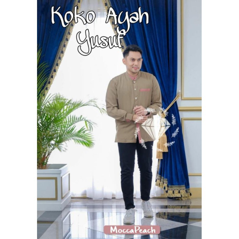 Baju Koko Pria Terbaru 2021 Koko Papa Yusuf Model Baju Koko Pria Kombinasi