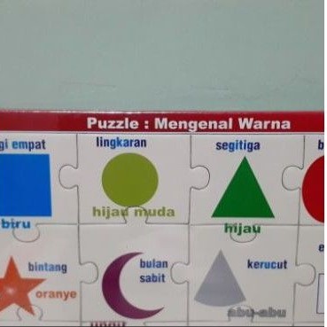 Puzzle / Puzle / Pasel - Mengenal Warna dan Bentuk