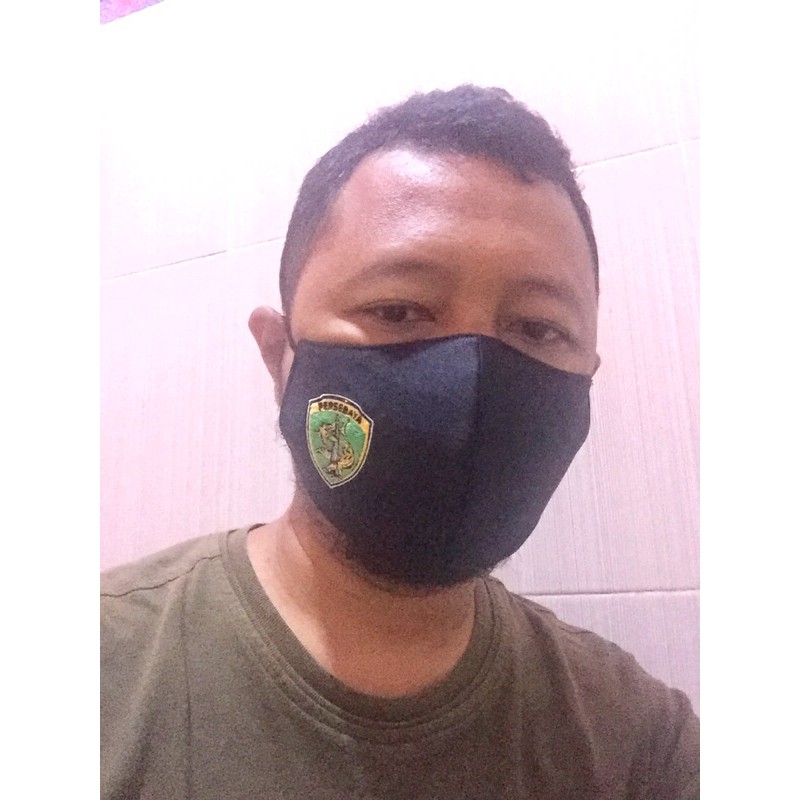 MASKER PERSEBAYA BORDIR (3 PLY)