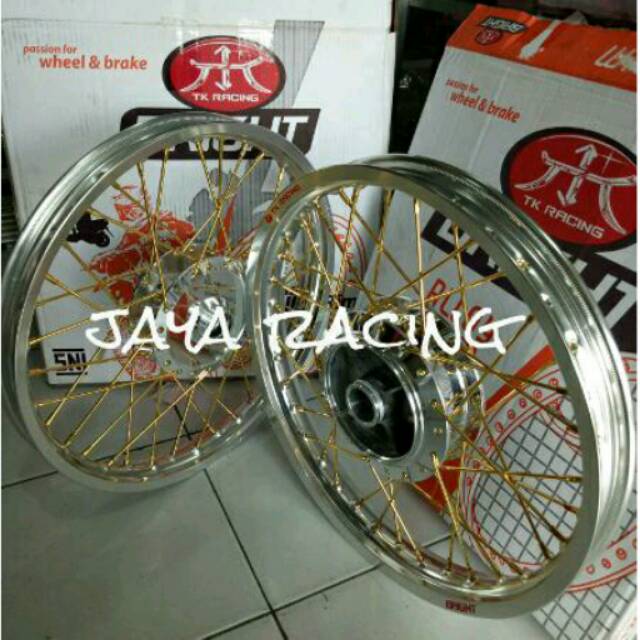 Paketan velg TK japan satria fu paket komplit sudah brikut stel velg bebas reguest