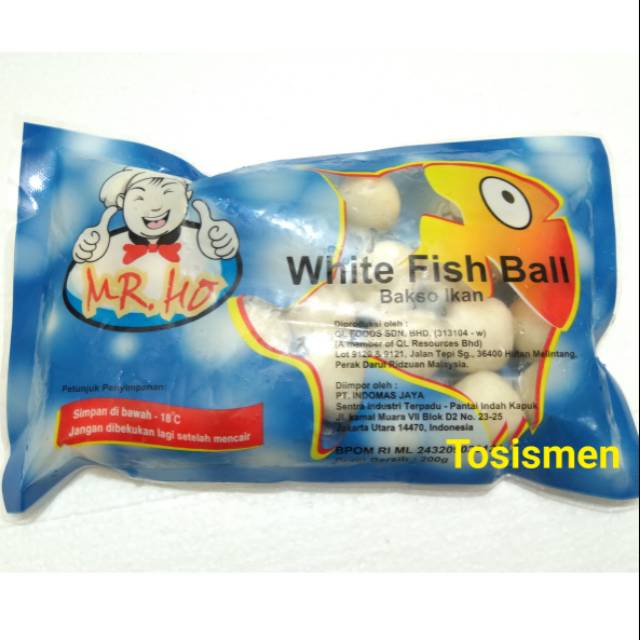 

MR. HO BASO IKAN WHITE FISH BALL 200 GR