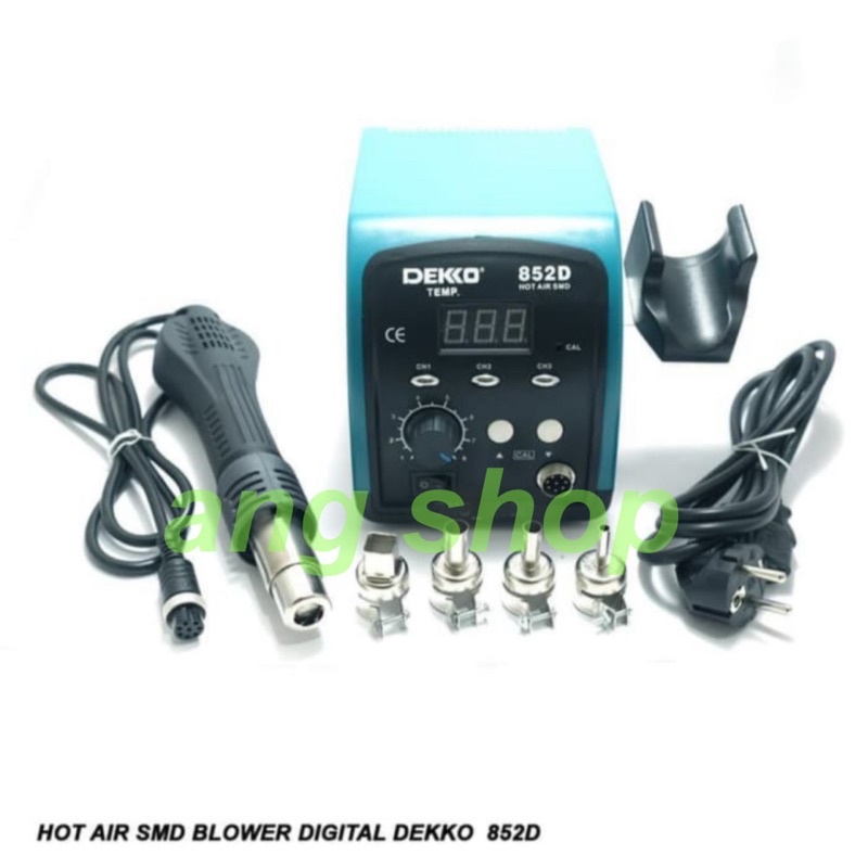 Blower Solder Uap Dekko 852D Hot Air SMD Digital Dekko 852D