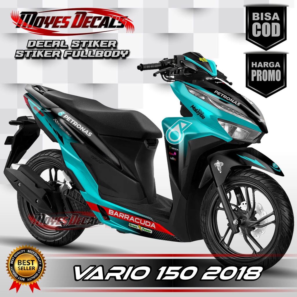 Decal Sticker Honda VARIO 150 125 Petronas - Dekal Stiker Honda VARIO 150 125 Decal Sticker Honda Va
