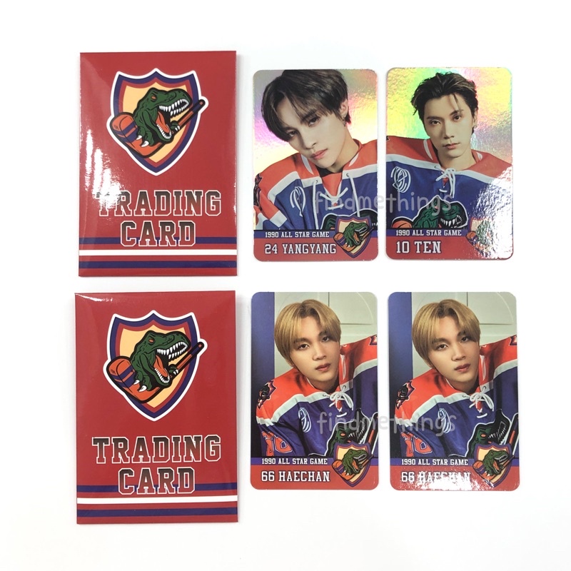 [ready stock] nct u - 90's love trading card set holo / non holo: ten yangyang haechan