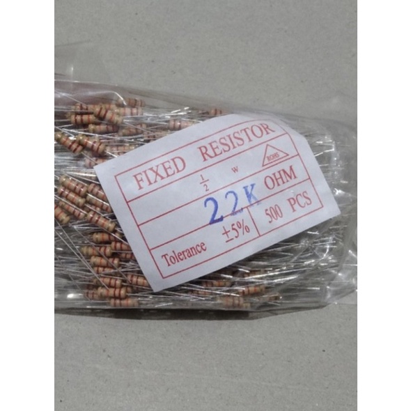Resistor 22k ohm 1/2watt
