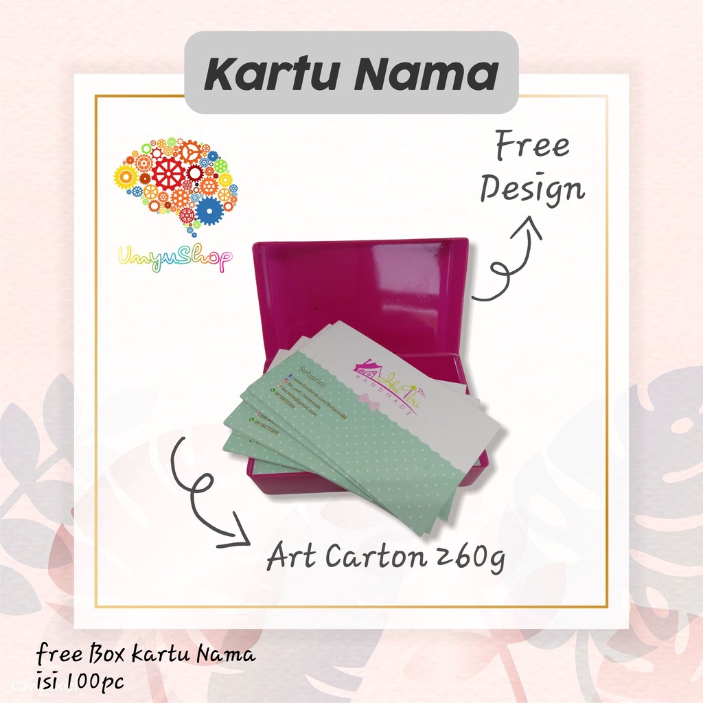 

Cetak kartu nama KARTUNAMA NAMECARD FREE DESIGN