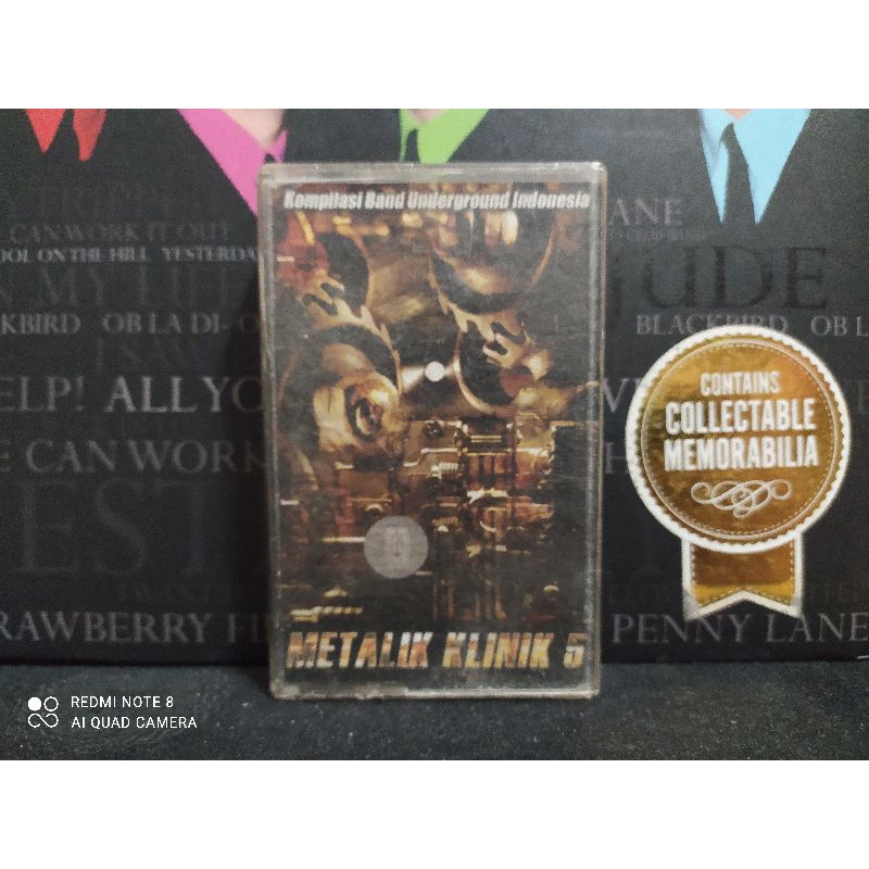 Kaset Pita : METALIK KLINIK 5 - Kompilasi Band Underground Indonesia.