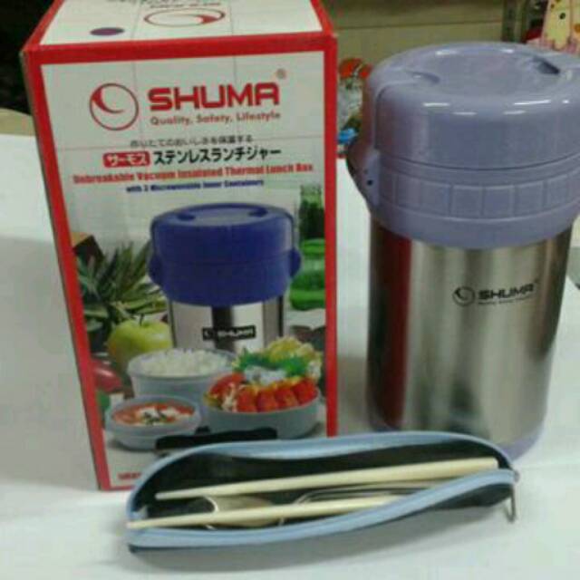 Termos makan/lunch box shuma 3 susun 1,5L