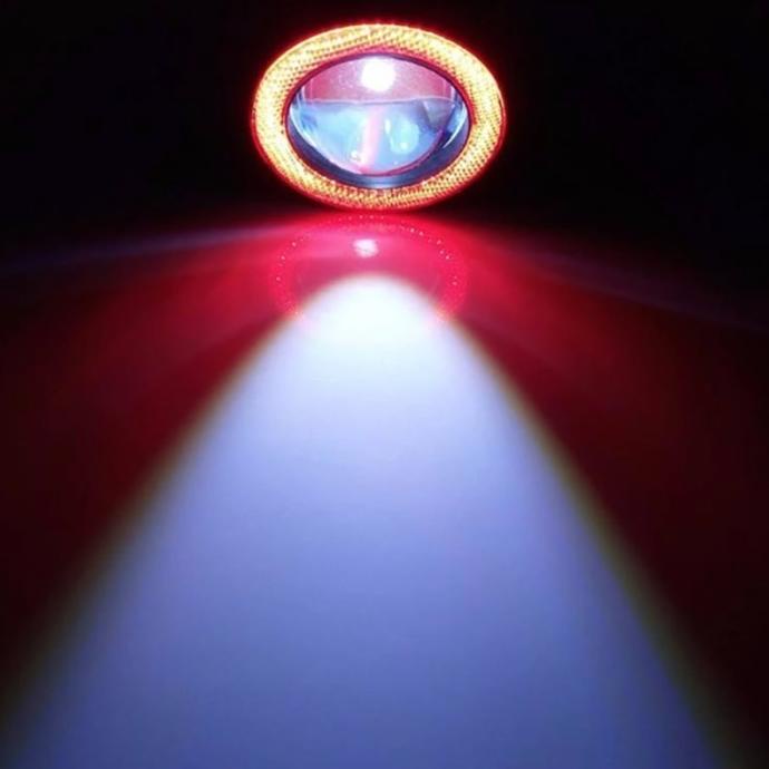 Terbaik Foglamp Led Angel Eyes 89 Mm Foglamp 89 Fog Lamp Led Angel Eyes Cob 89 Terbaik
