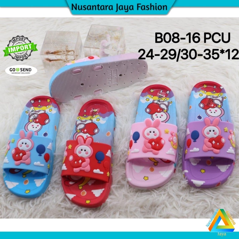 Sandal Anak Perempuan CUTE Jelly Tali 3 Motif Balance 1603 97 (Baca deskripsi)