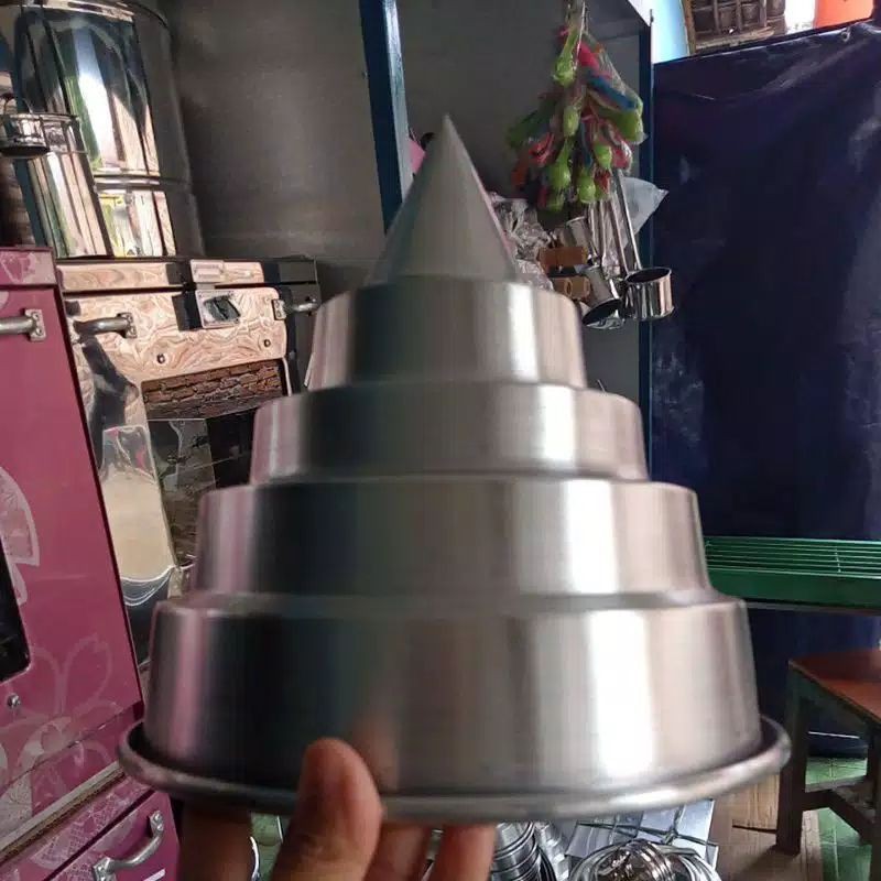 Loyang tumpeng cetakan nasi tumpeng ukuran 20/22/24cm