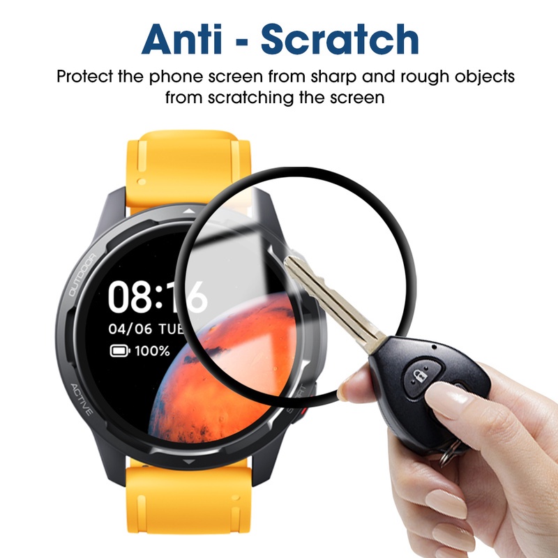 Film Pelindung Layar Anti Gores 5D Untuk Smartwatch Xiaomi Watch S1 Active / Bukan Glass