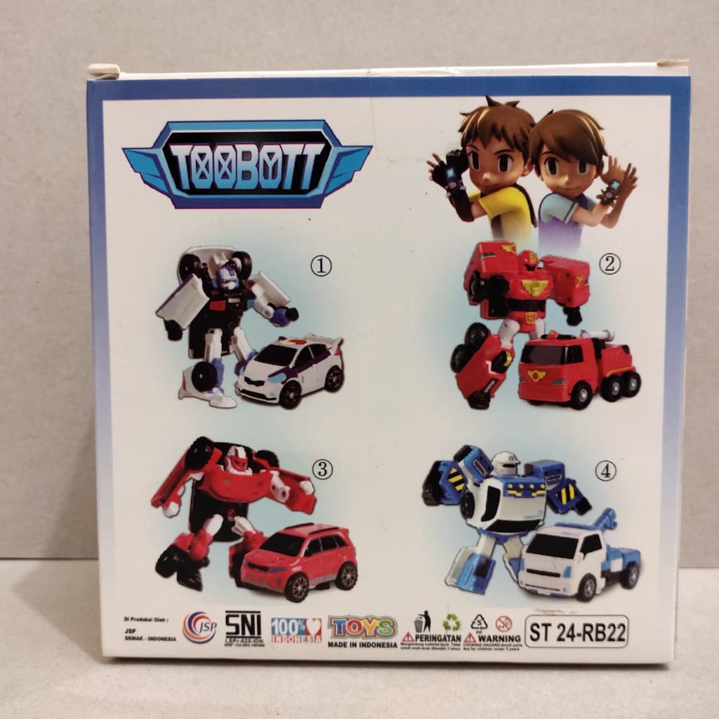 ST24-RB22 Mainan Robot Torbott Tobbot Sedan Police Mini C ST24 - RB22