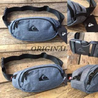  Tas  Pinggang  Kompek Quiksilver Smuggler Navy Blue Brown 