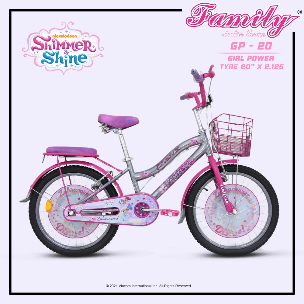 Bazar Sepeda - SEPEDA ANAK REMAJA MINI 20 INCH FAMILY GIRL POWER