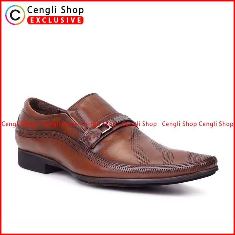 SEPATU EVERBEST PRIA TERBARU ORIGINAL PANTOFEL KULIT COKLAT EVEM110