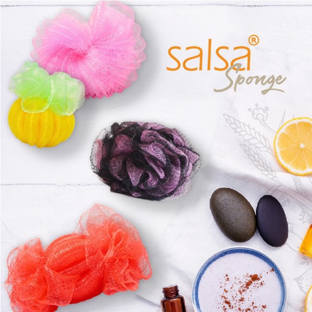 Salsa Bath Sponge Labu | Permen | 20gr | Spons Mandi Semua Jenis Kulit (KIM)