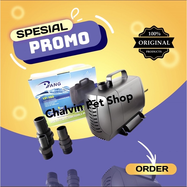 Pompa Celup YANG Yp 105 YP105 KOLAM AQUARIUM