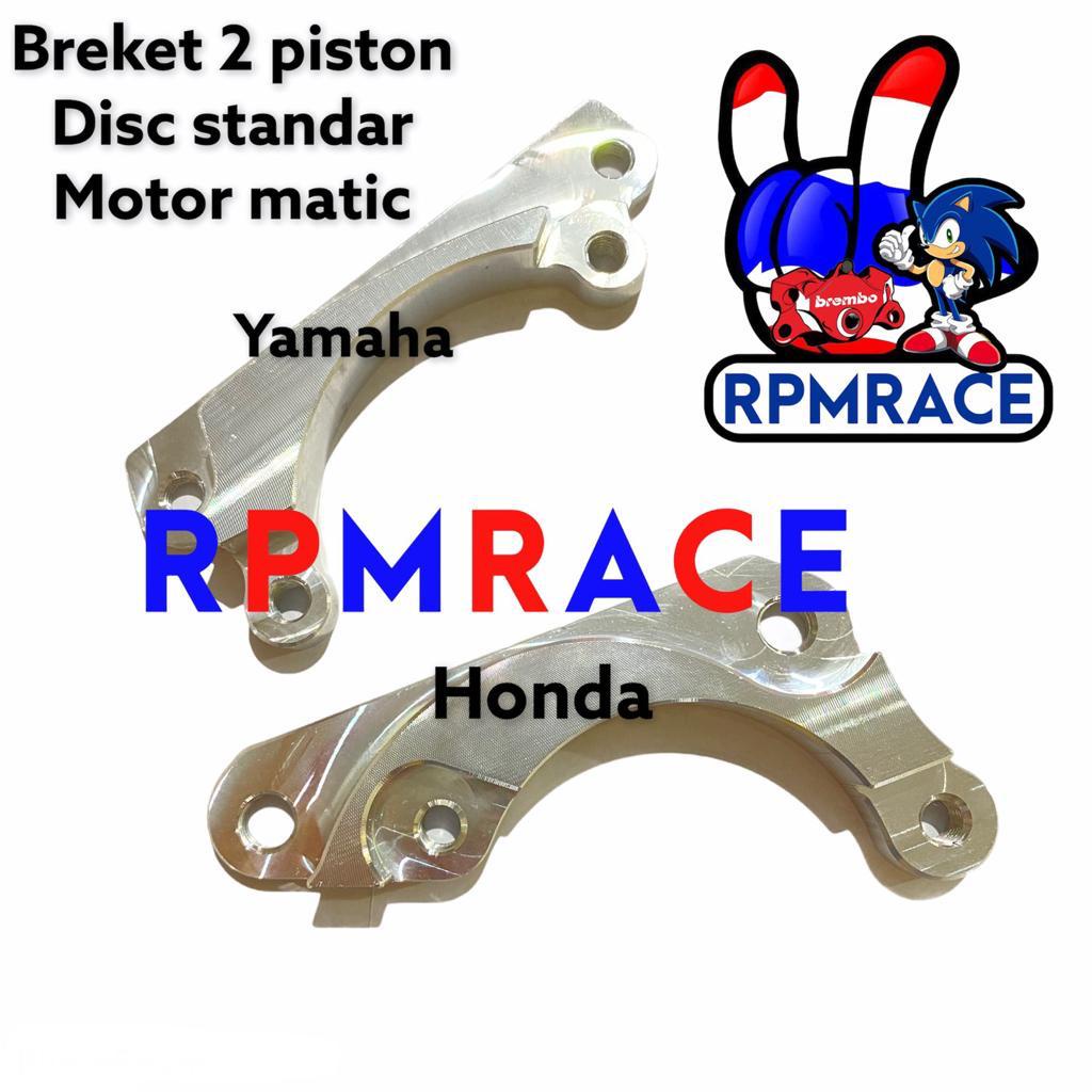 dudukan breket kaliper 2 piston brembo nissin disc standar universal beat vario scoopy mio soul xeon gt fino dll