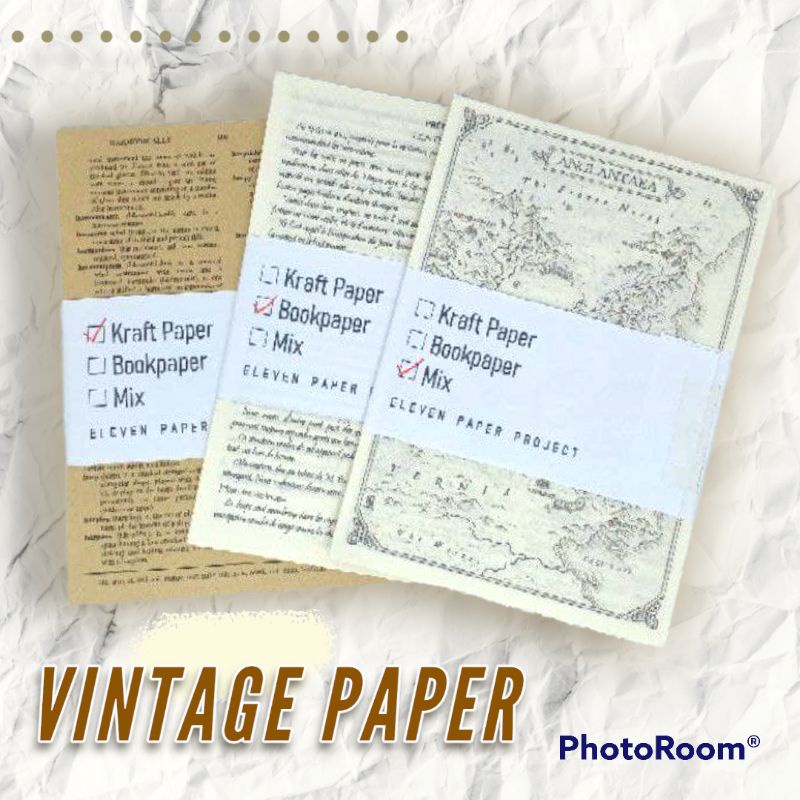 KERTAS VINTAGE | VINTAGE PAPER | OLD PAGE | SCRAPBOOK PAPER, DEKORASI JURNAL