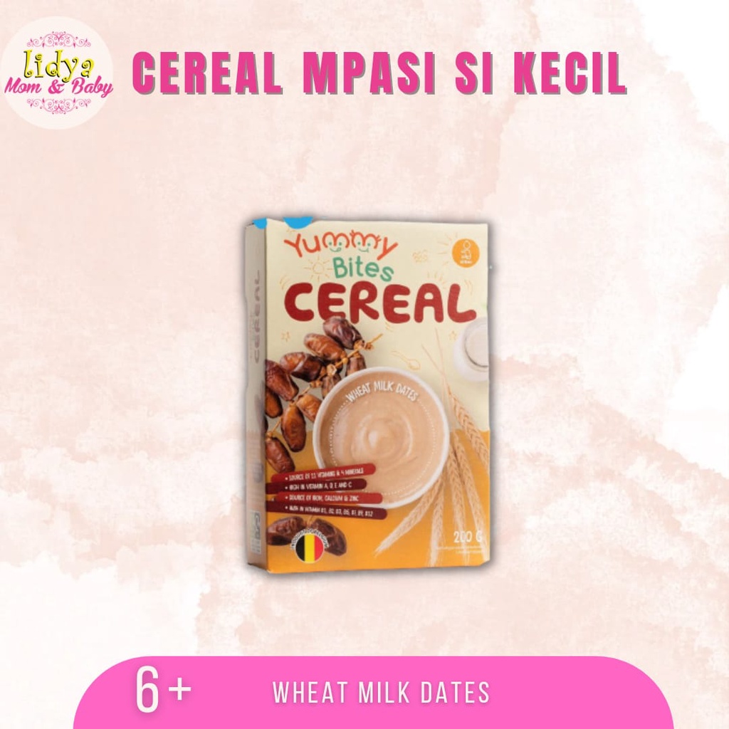 Yummy Bites Cereal Makanan Mpasi Original Baby 6+ Bubur cereal By Lidyamomnbaby