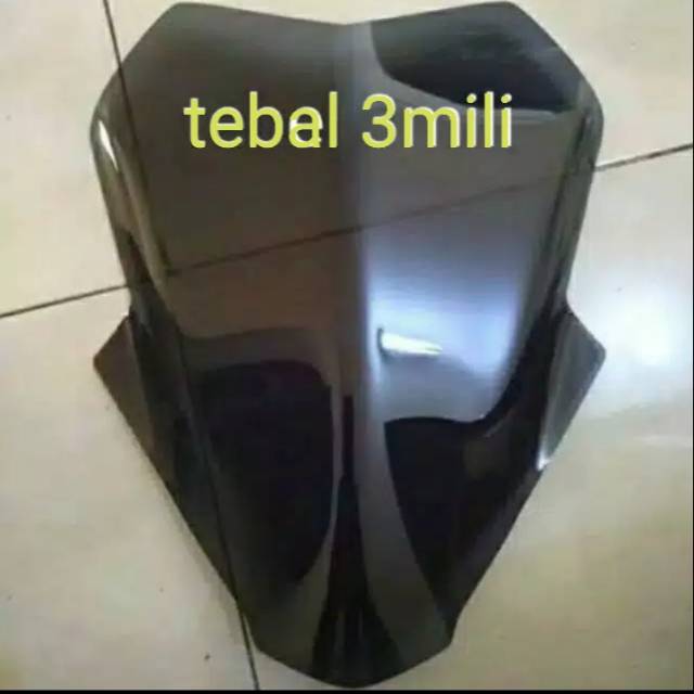 WINDSHIED AWS TAMENG DEPAN AEROX 155 TANPA LUBANG/ TAMENG KEDOK DEPAN AEROX