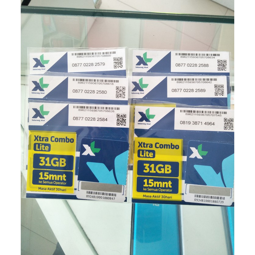 Kartu Perdana XL 37GB Xtra Combo Lite Hybrid 37 GB data internet 24jam