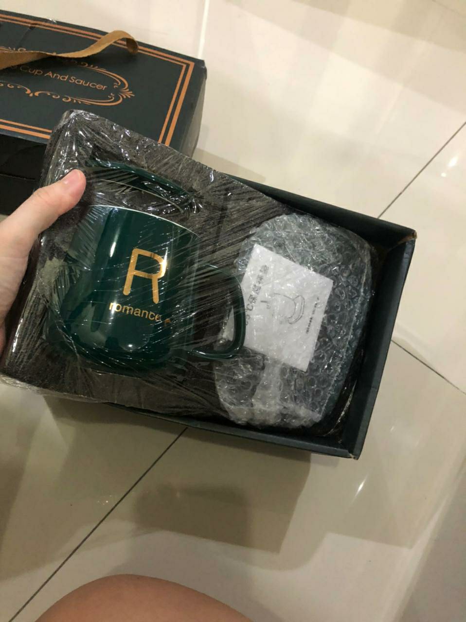 Garansi Pecah!! Set Gelas Alphabet Nama Dengan Pemanas Konstans / Mug Cangkir Kopi Huruf Nama