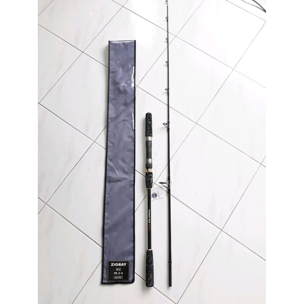 Joran kenzi zigray joran jigging PE 1,5-2,5