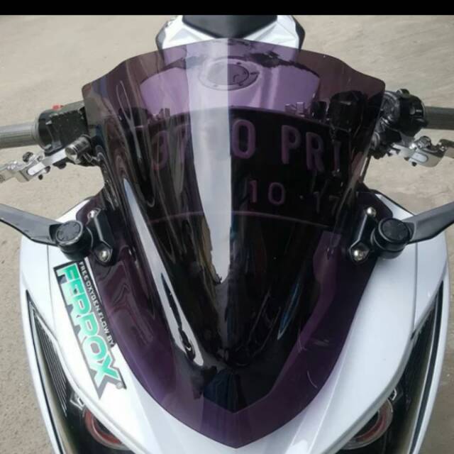 Visor ninja 250 fi jenong windshield ninja 250 fi jenong