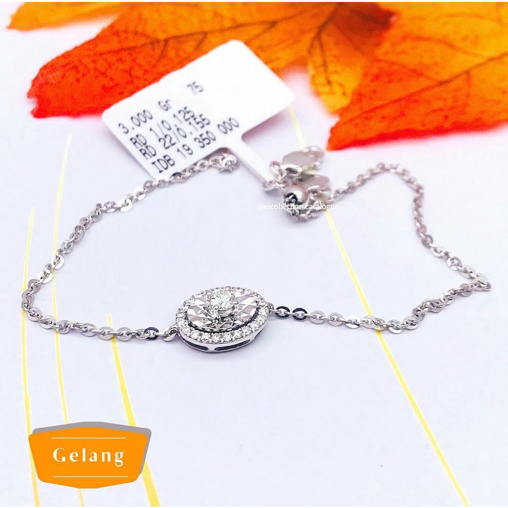 Elco Jewellery - Gelang Berlian Eropa F Vvs | GBRE-00741HK Berkualitas dan Bergaransi