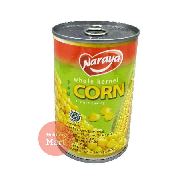 

Naraya Jagung Kaleng Utuh Whole Kernel Corn 425gram
