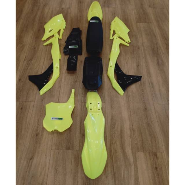 Body set HRV kx250 pnp klx 150 flow yellow