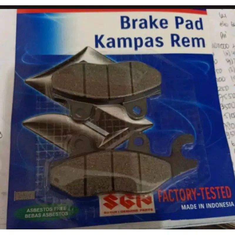 KAMPAS REM DEPAN SATRIA 2TAK HIU LUMBA ORI SGP