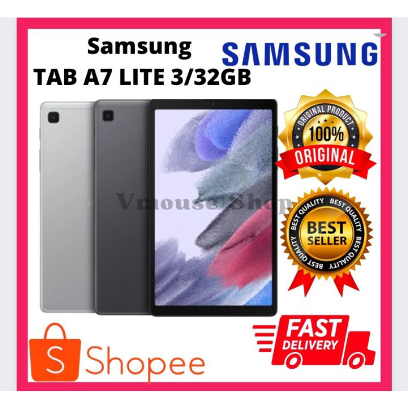 SAMSUNG TAB A7 LITE 3/32GB GARANSI RESMI - TAB A7 LITE 3/32 - TAB MURAH - TAB SAMSUNG A7 LITE - SAMS
