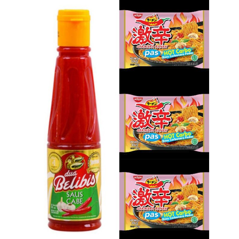 

BUNDLING NISSIN GEKIKARA RAMEN HOT CARBO PORSI PAS - ISI 3 PCS