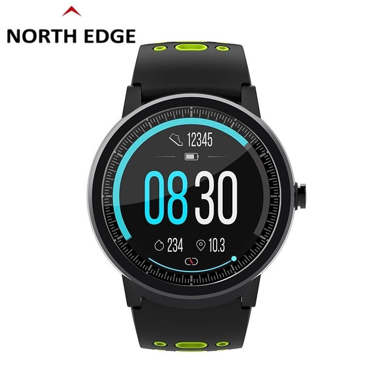 North Edge Type N21 Smart Watch Bluetooth Android IOS Dengan Pengukur Detak Jantung