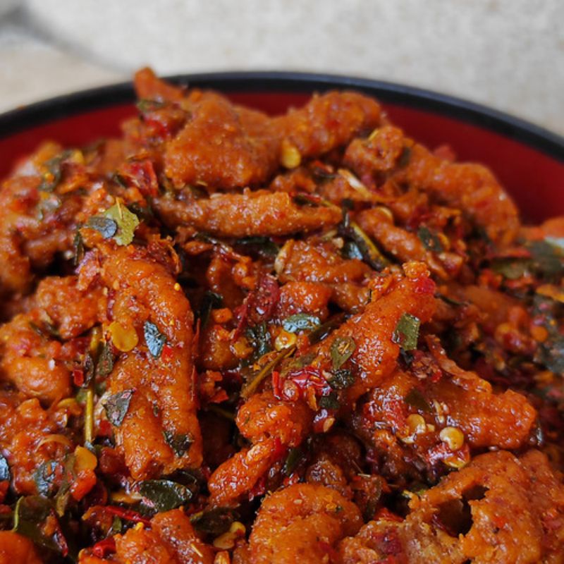 

BANYAK PROMO Usus Pedas Gembengg 100Gram