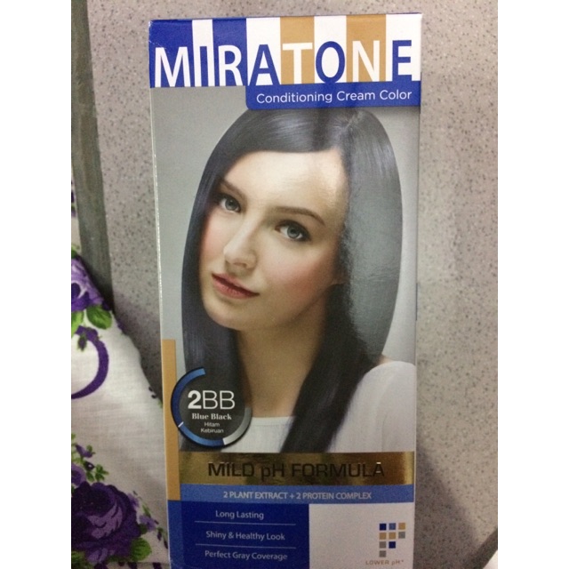 Miratone Blue Black conditioning cream color
